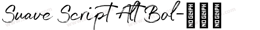 Suave Script Alt Bol字体转换